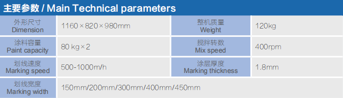 手推刮涂式雙組份劃線機